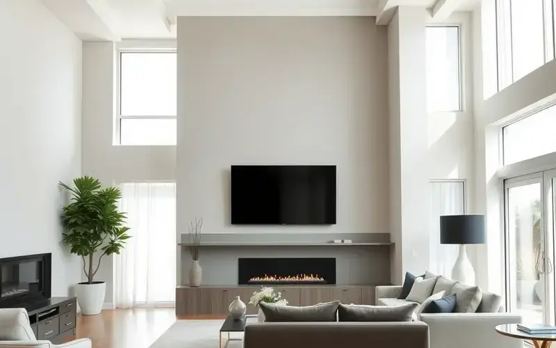 Beautiful residential interior painting